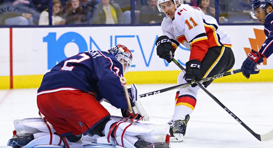 Blue Jackets goaltender Sergei Bobrovsky 