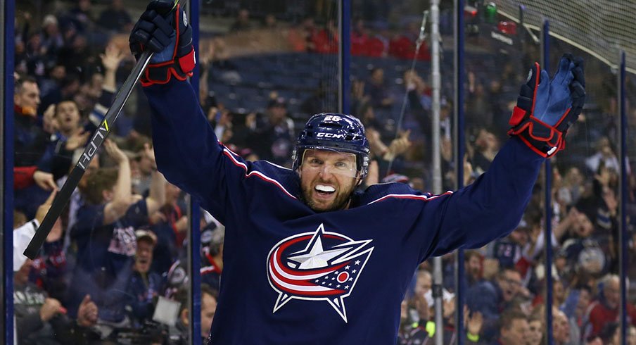 Thomas Vanek has 13 points in 14 games as a Blue Jacket