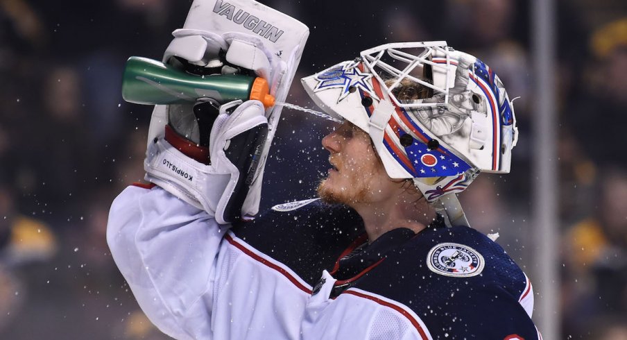 Blue Jackets goaltender Joonas Korpisalo