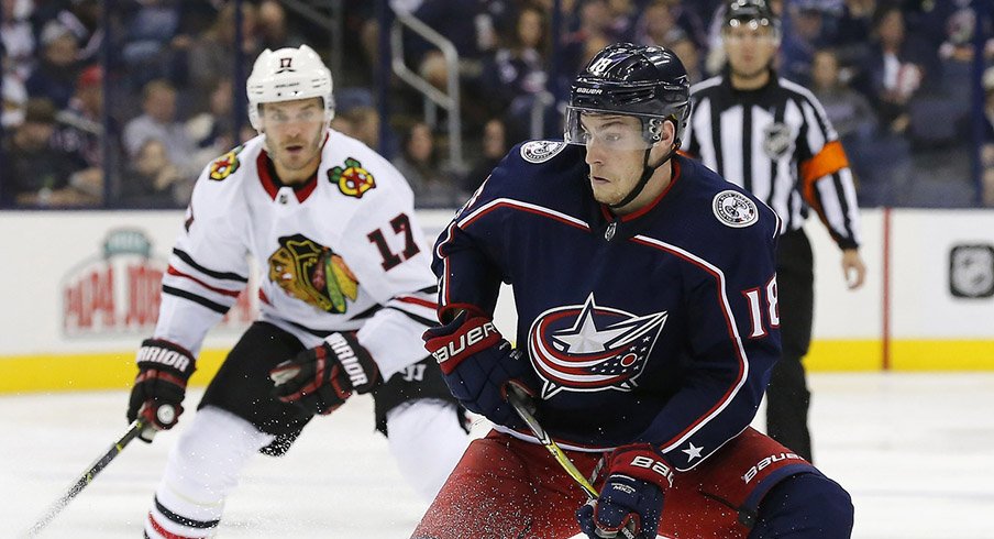 Pierre-Luc Dubois became the first Blue Jacket to play in all 82 games his rookie season.