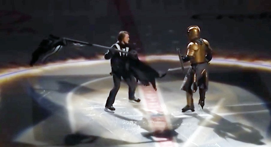 Watch the Vegas Golden Knights' Medieval Times-Inspired Intro Game