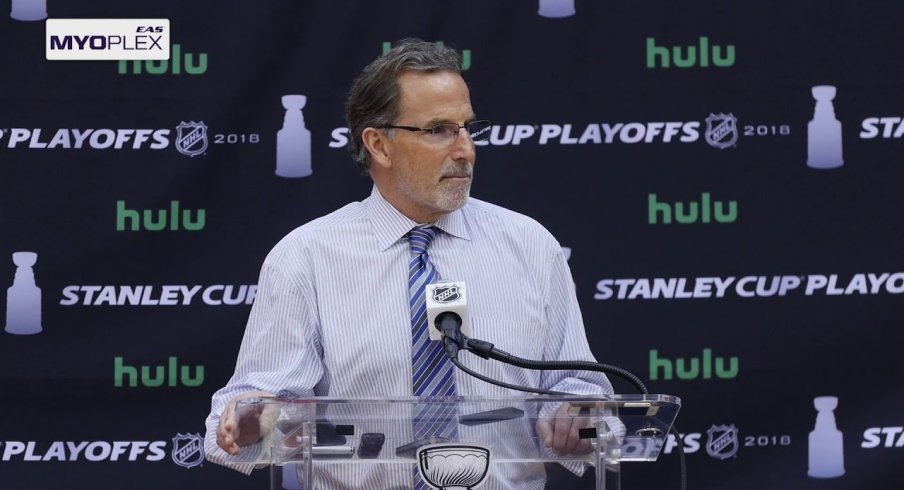 Hear from John Tortorella, Pierre-Luc Dubois, Sergei Bobrovsky and Nick Foligno Following the ...