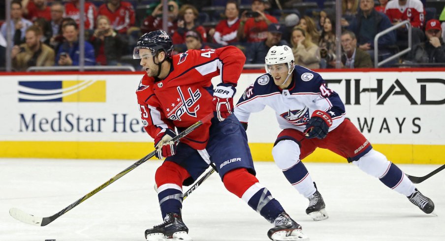 Capitals forward Tom Wilson