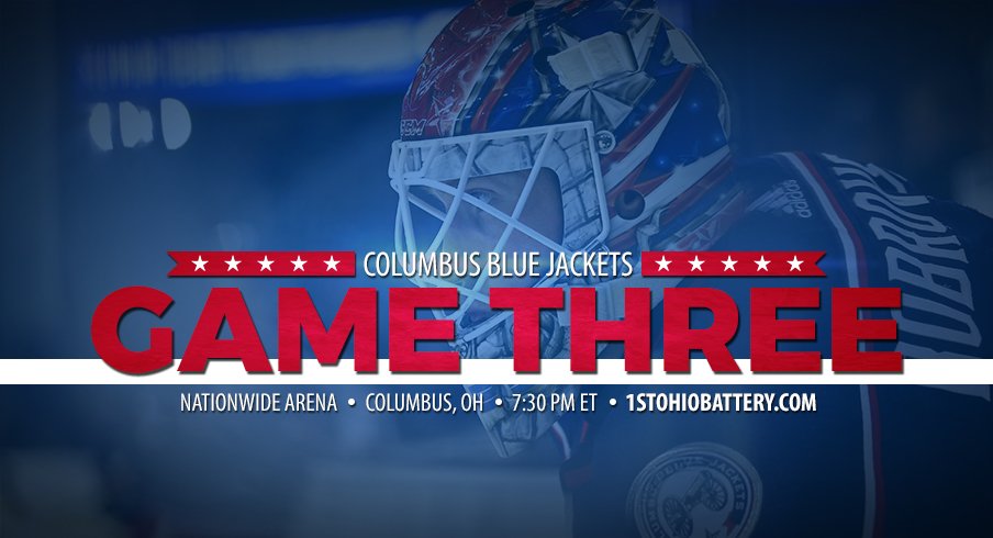 The Columbus Blue Jackets look to go up 3-0 on the Washington Capitals tonight at Nationwide Arena.