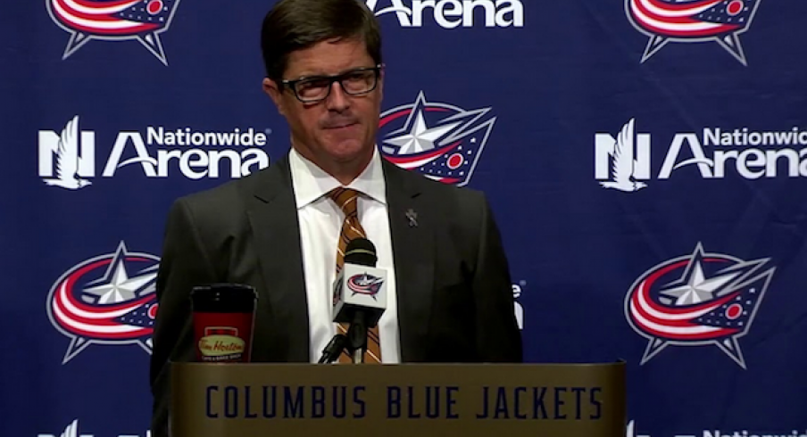 Blue Jackets assistant coach Brad Shaw