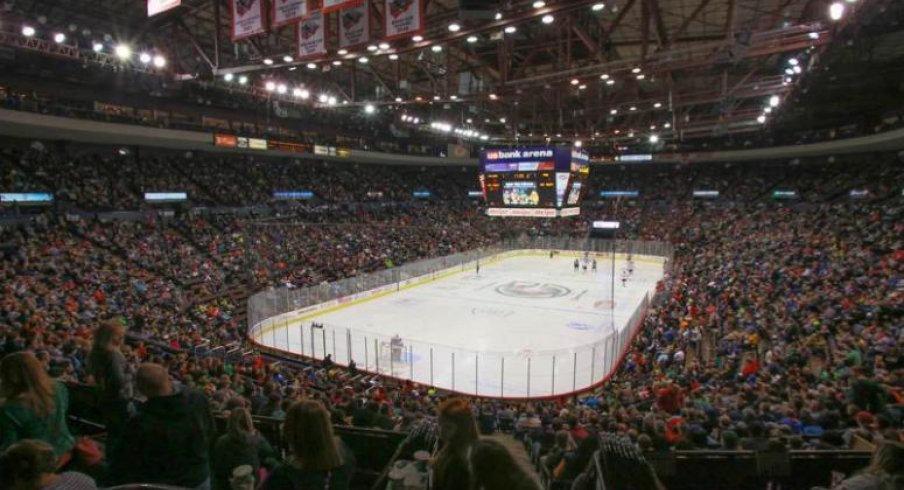 The Cincinnati Cyclones are one nearby ECHL team to the Columbus Blue Jackets