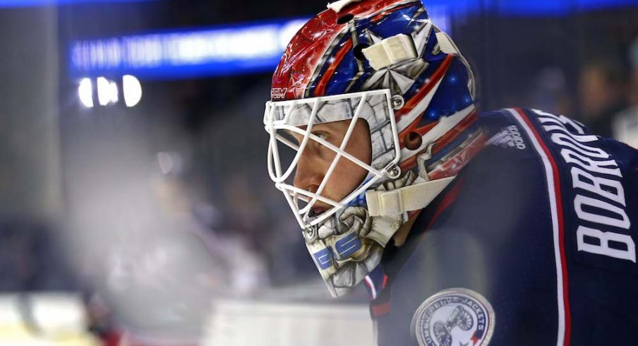 Columbus Blue Jackets goaltender Sergei Bobrovsky.