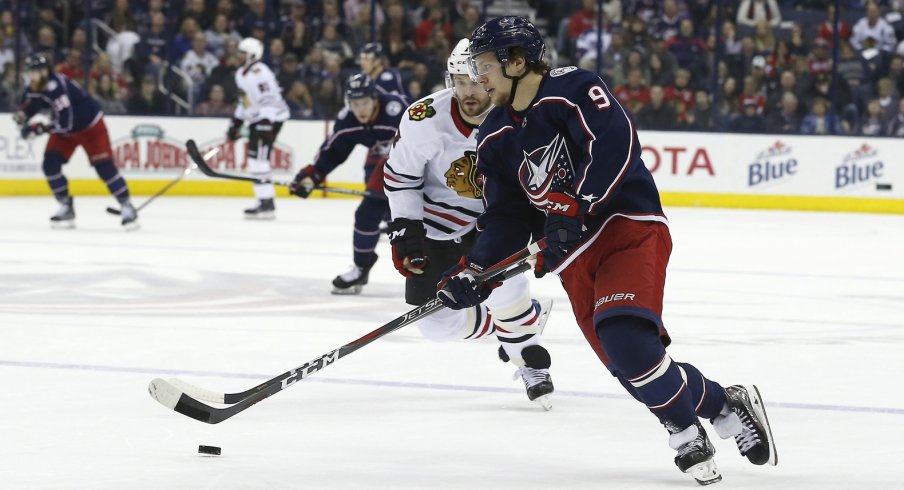 Artemi Panarin faces off against his old team the Chicago Blackhawks
