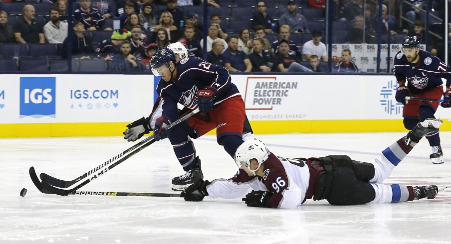 Columbus Blue Jackets center Riley Nash's slow start not a concern just yet.