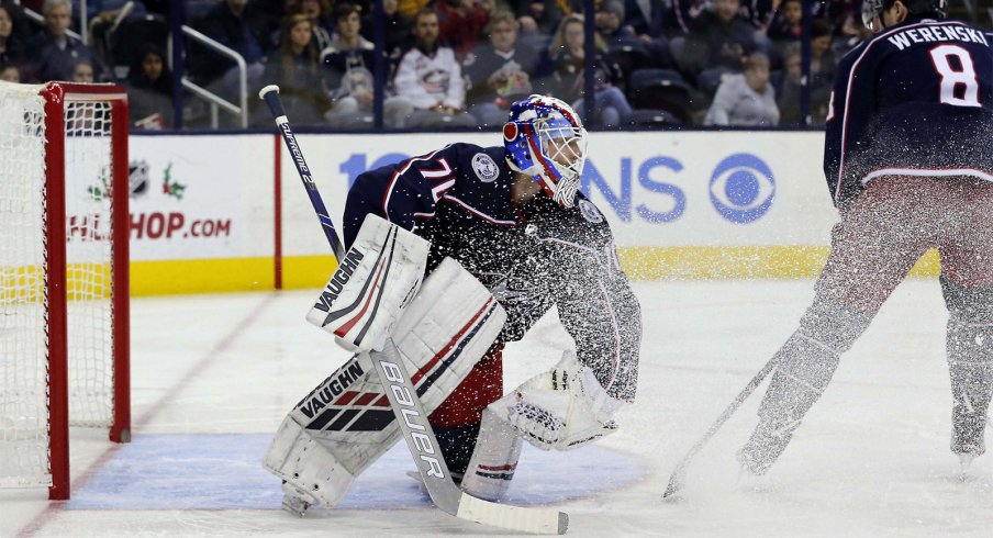 Sergei Bobrovsky is expected back in net tonight against the Vancouver Canucks