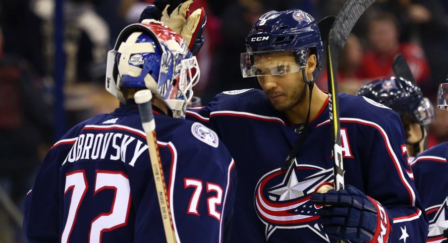 Columbus Blue Jackets' goaltender Sergei Bobrovsky has only allowed four goals in his past four starts. 