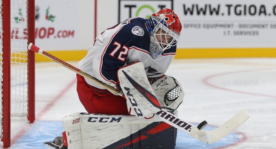 Sergei Bobrovsky was excellent in the Blue Jackets 4-3 win over the Philadelphia Flyers 