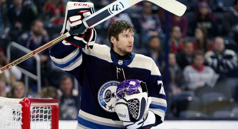 Sergei Bobrovsky is averaging a 2.87 GAA and has recorded 2 shutouts on the season for the Columbus Blue Jackets.