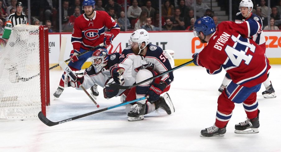 Paul Byron beats Sergei Bobrovsky for a 2-0 lead at Bell Centre