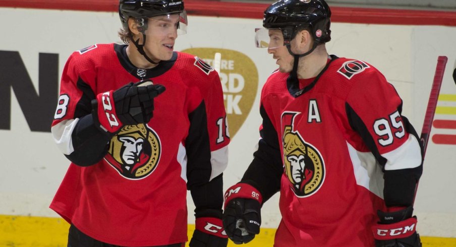 Ryan Dzingel and Matt Duchene were Ottawa Senators yesterday morning. Now, they're both members of the Columbus Blue Jackets. 