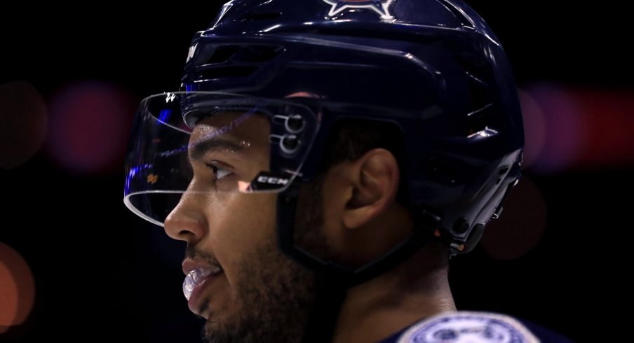 Seth Jones has 38 points on the season for the Columbus Blue Jackets.