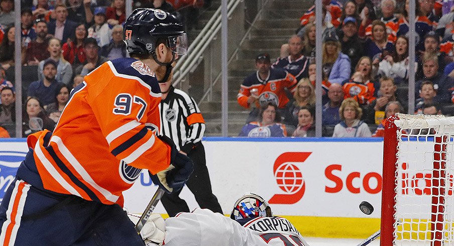 Connor McDavid put the kill shot into the Blue Jackets Thursday night.