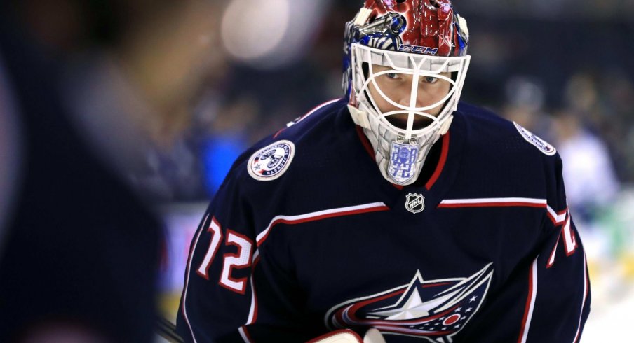 Sergei Bobrovsky has allowed 12 goals in two games against the Tampa Bay Lightning this season for the Columbus Blue Jackets