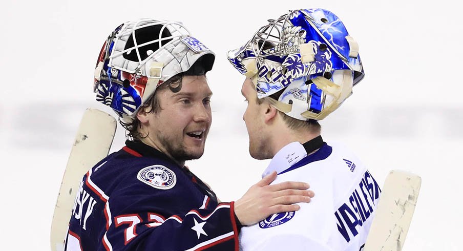 Sergei Bobrovsky and Andrei Vasilevskiy