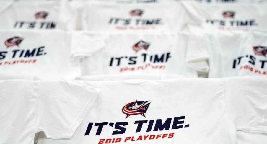 Columbus Hockey 2019 We Want The Cup Playoffs T-Shirt