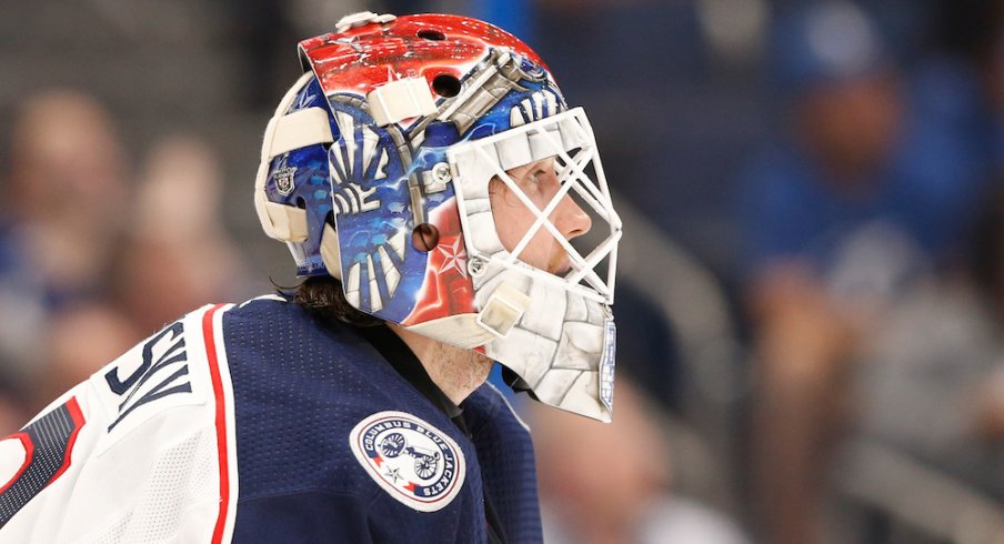 Columbus Blue Jackets goaltender Sergei Bobrovsky.