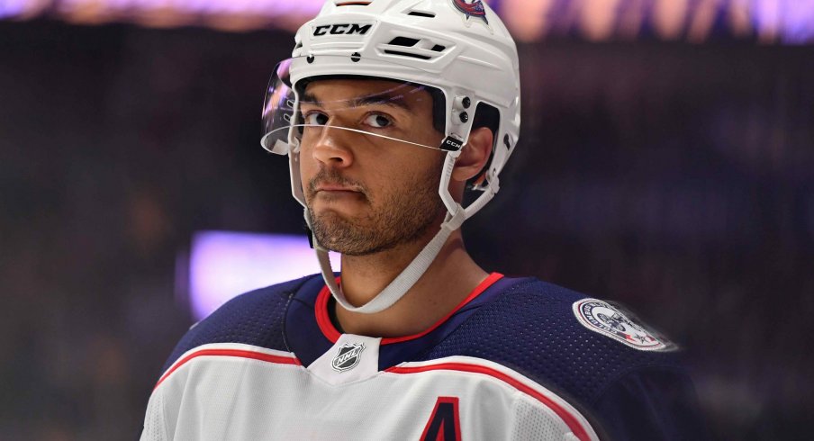 Seth Jones had two assists in a 3-2 double overtime victory against the Boston Bruins on Saturday night.