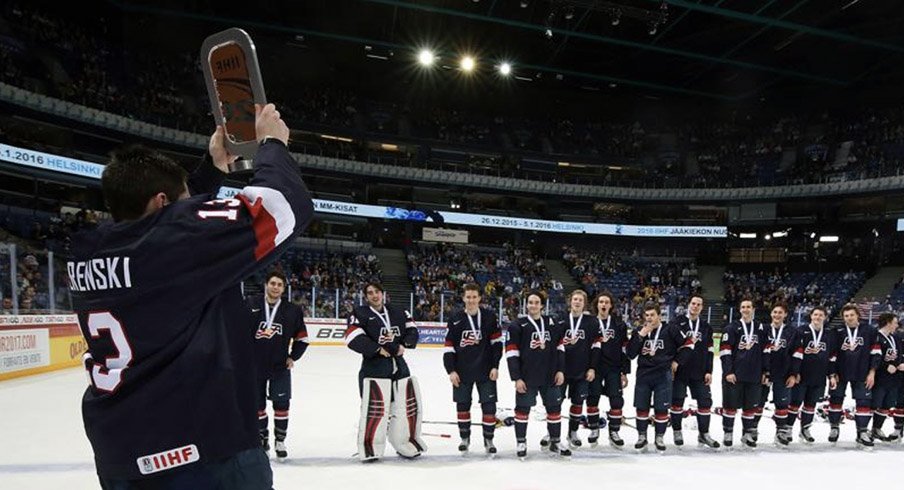 Zach Werenski at the 2016 World Junior Championship.