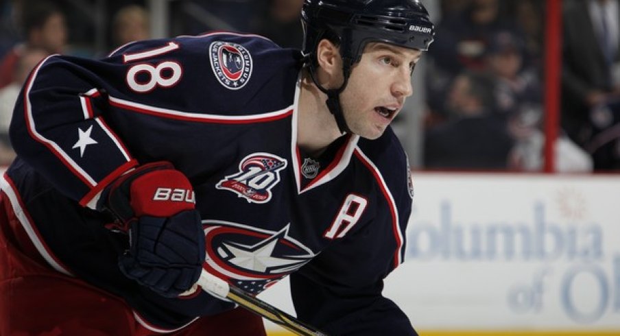 RJ Umberger played six seasons with the Blue Jackets - recording 250 points in 445 games.