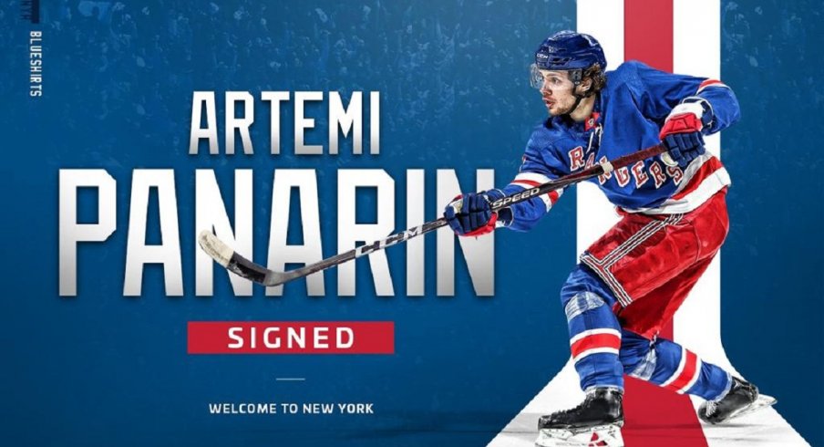 Panarin signs with the Rangers