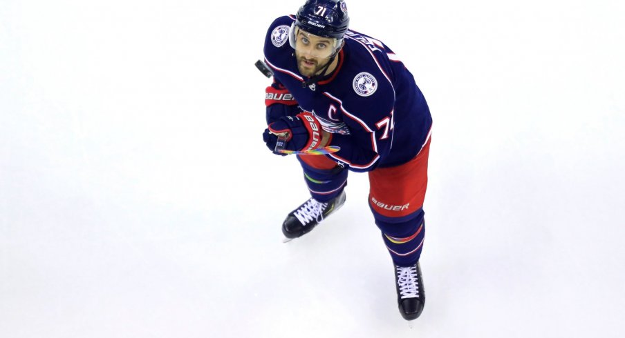 Nick Foligno put up 35 points during the 2018-2019 season for the Columbus Blue Jackets.