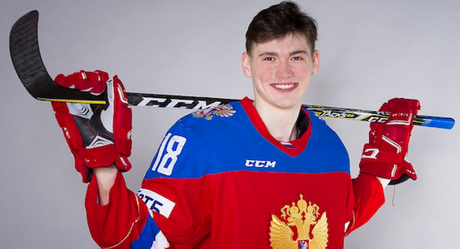 Kirill Marchenko poses for a photo for Team Russia