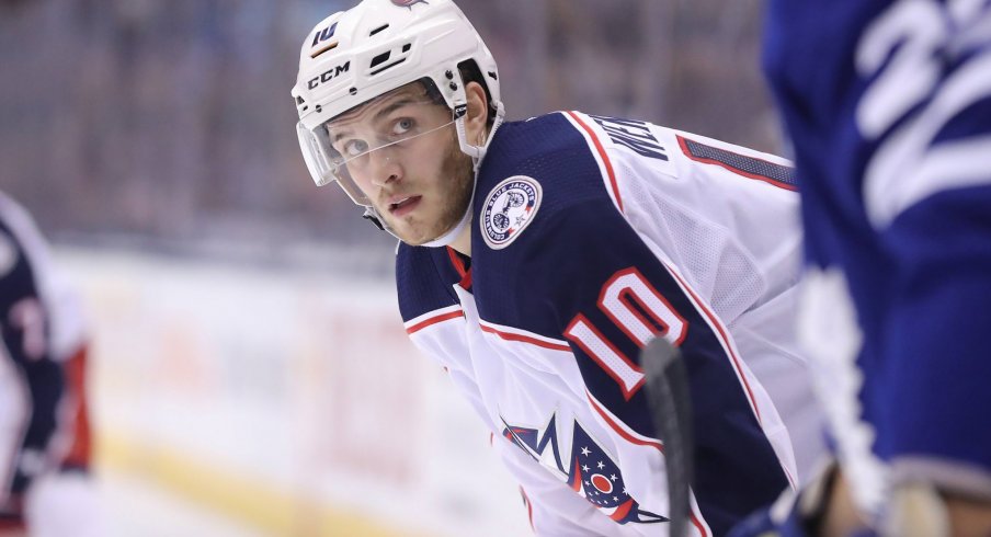 Alexander Wennberg had two goals during 75 games in his 2018-2019 campaign with the Columbus Blue Jackets.
