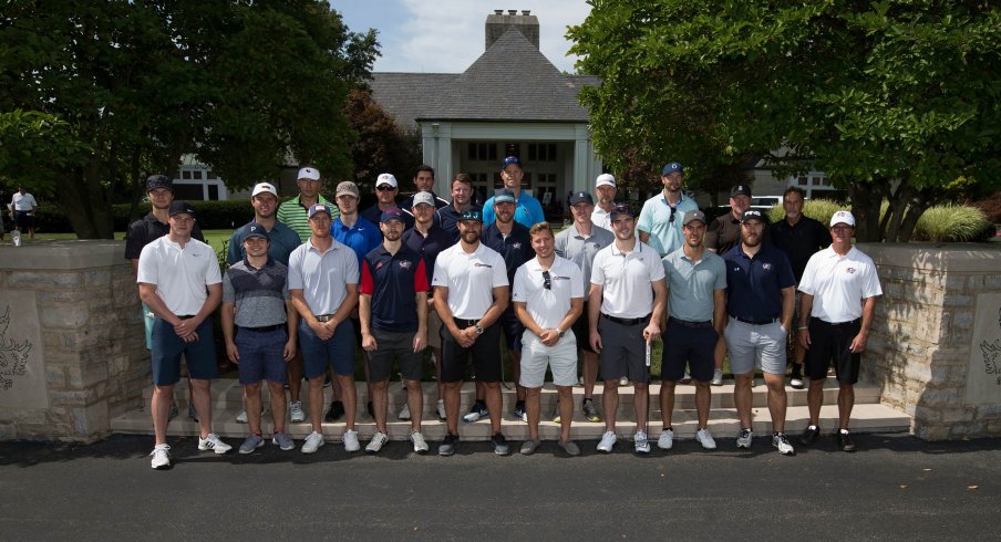 An annual golf outing at Double Eagle helped raise money for the Blue Jackets Foundation