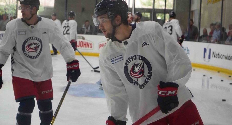 Emil Bemstrom at training camp