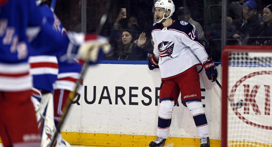 Oliver Bjorkstrand scored two goals in his return to the lineup