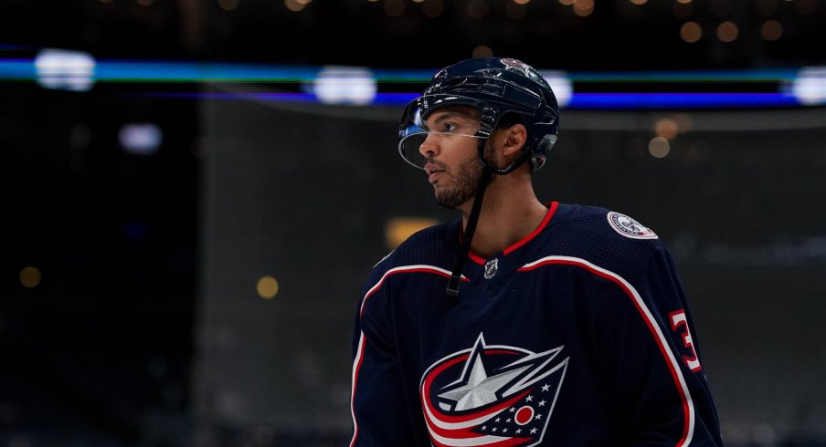 Seth Jones fractured his ankle on Feb. 8 against the Colorado Avalanche, and according to his mother, is back on the ice skating.
