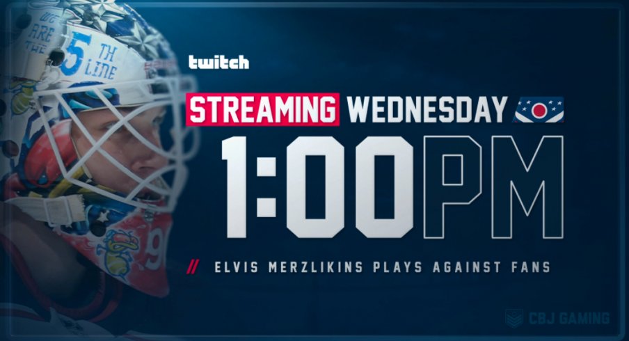 It's your chance, folks, to finally play against Elvis Merzlikins, Stinger and CBJ Gaming in NHL 20! Games will begin on Playstation Wednesday, April 29 at 1:00 p.m. 