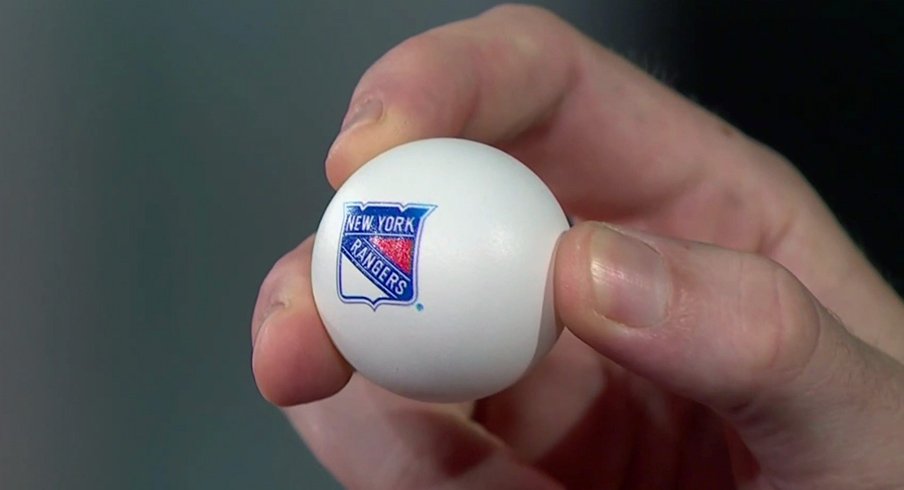 The New York Rangers won the 2020 NHL Draft lottery Monday evening.