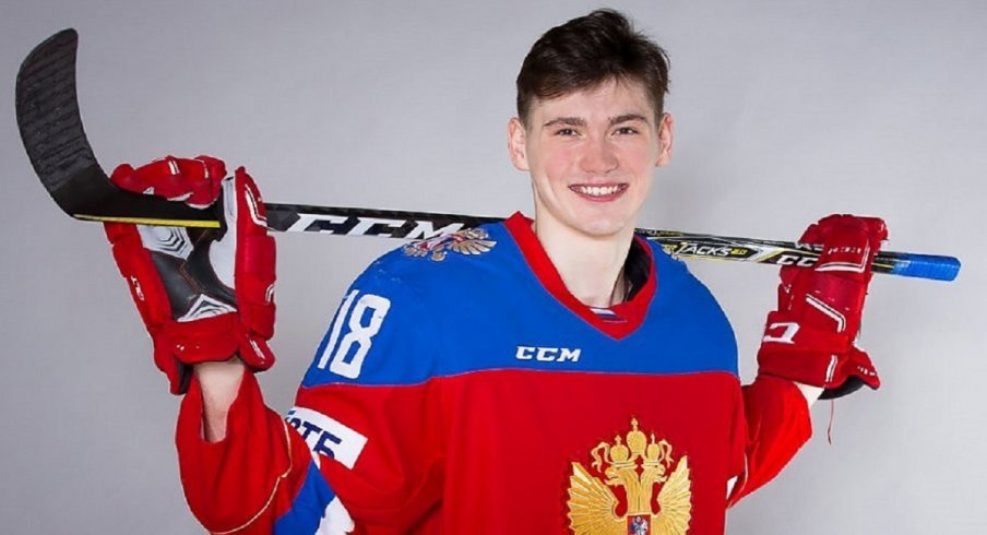 Kirill Marchenko poses for a photo for Team Russia