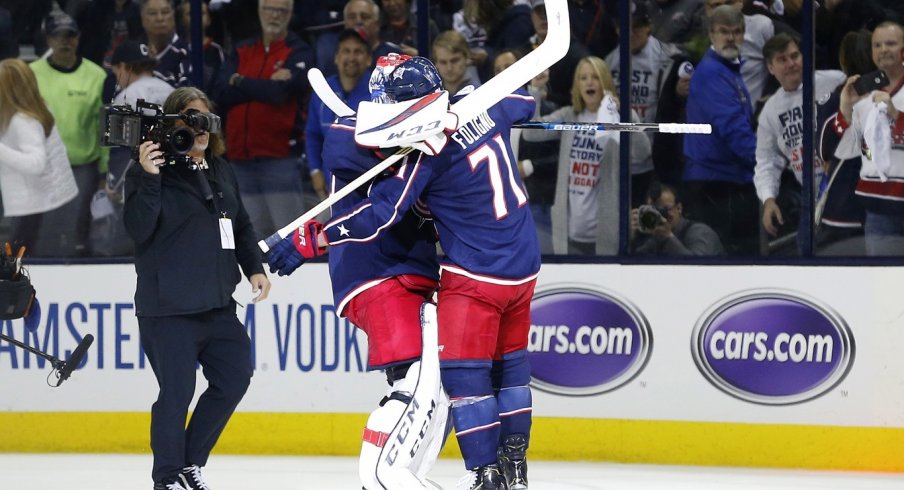 Hugs! These two were acquired for draft picks and Marc Methot.