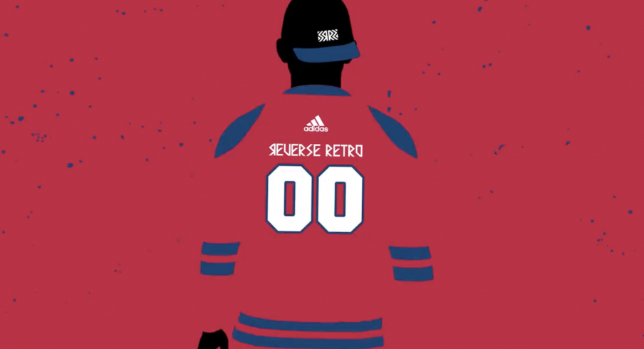 An early look at the Blue Jackets' Reverse Retro jerseys from adidas.