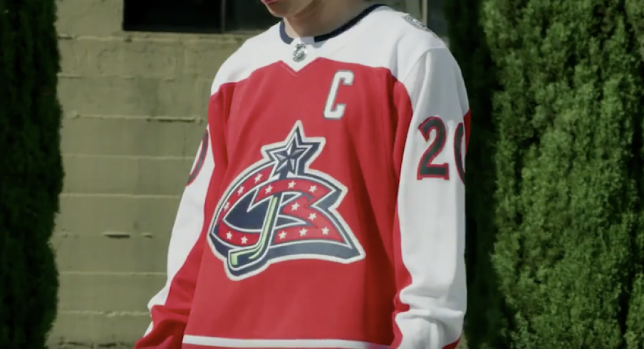 columbus blue jackets retro jersey