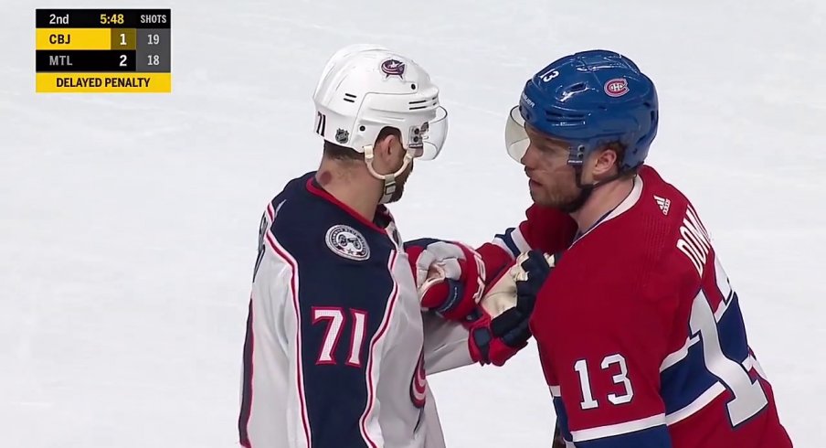 Nick Foligno and Max Domi