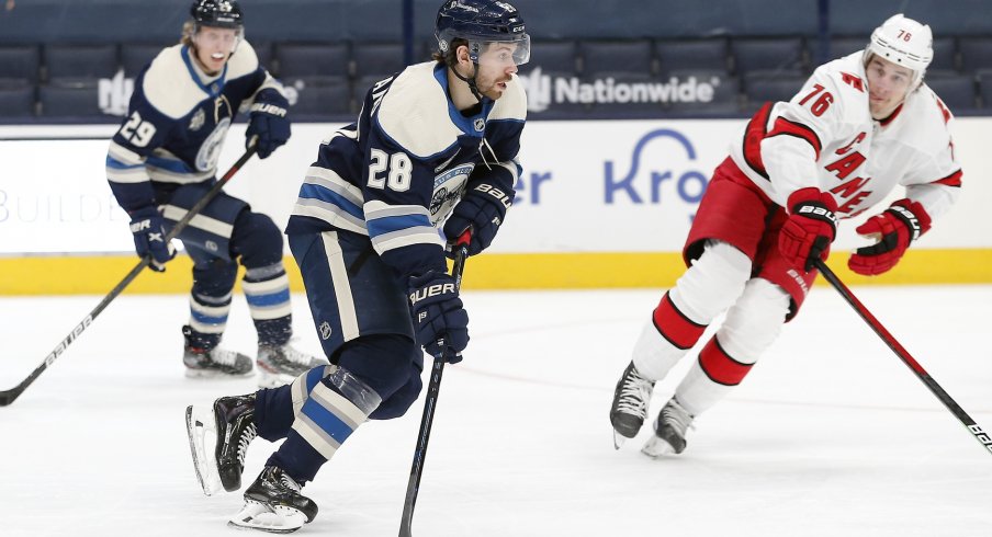Columbus and Carolina will meet for the fourth consecutive game Thursday at Nationwide Arena,