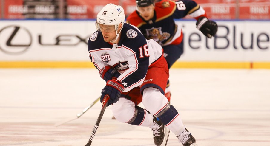 Max Domi plays against the Florida Panthers