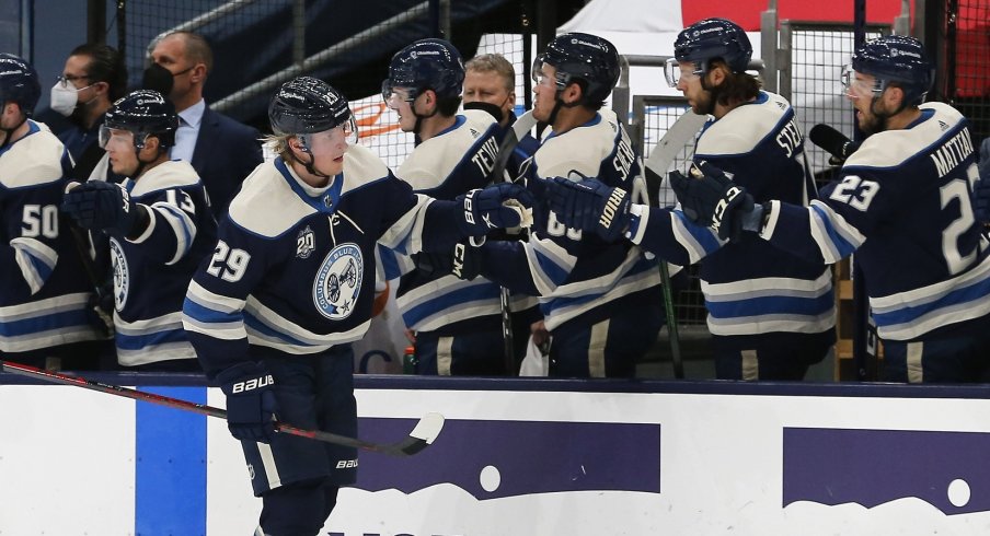 It's hard telling exactly what the Columbus Blue Jackets roster will look like come this fall, but hey, why not have some fun?