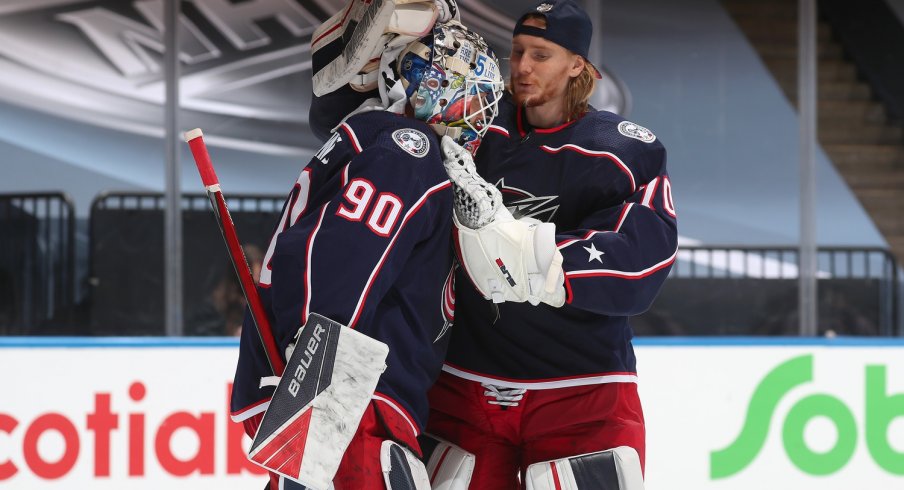 Joonas Korpisalo and Elvis Merzlikins were drafted two years apart; both have proven themselves as #1 goalies.