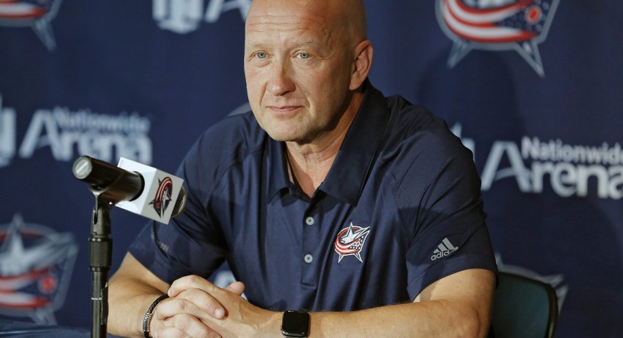 Jarmo Kekalainen speaks to the media