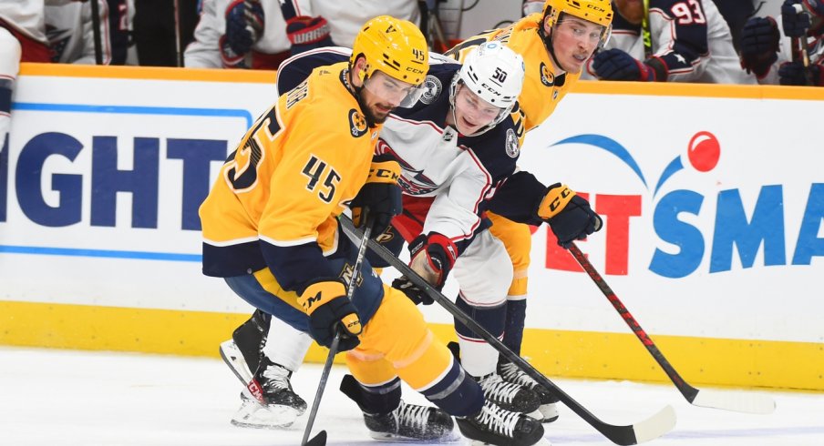 Nashville defeated Columbus 6-0 in November — the Blue Jackets hit the ice Thursday against the Predators with a measure of revenge on the mind.