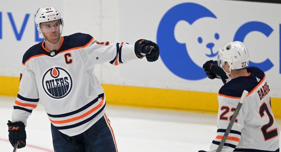 Connor McDavid and the Edmonton Oilers come to Columbus for the only time this season as the Blue Jackets enter the final week of the season.